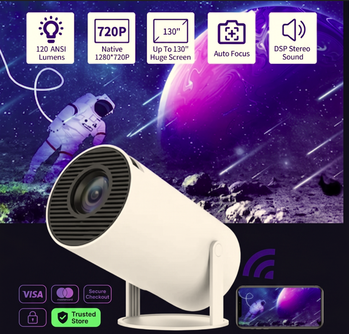 McTube™-Proyector portátil